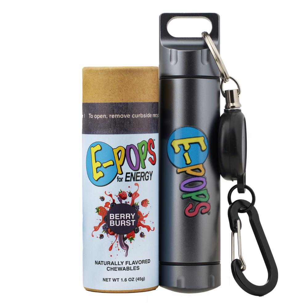 Refillable Dispenser + E-POPS Berry Burst Refill (45g) Refillable Dispenser + E-POPS Berry Burst Refill (45g)