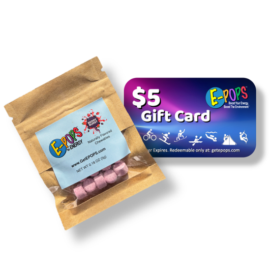E-POPS for Energy FREE Sample + $5 Gift Card