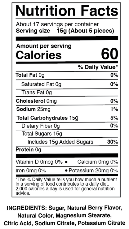 GIANT E-POPS for Energy, Berry Burst