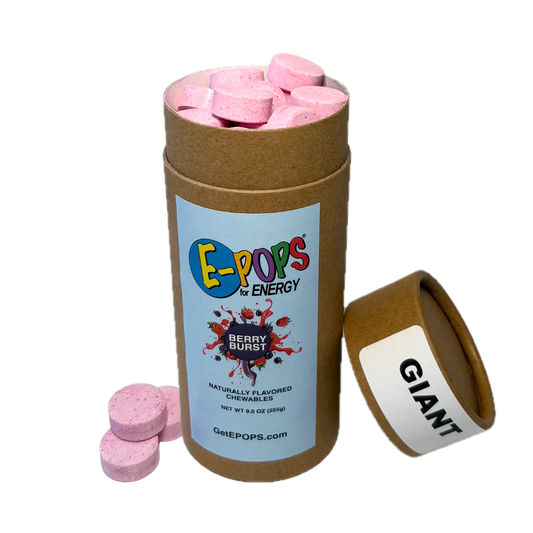 GIANT E-POPS for Energy, Berry Burst